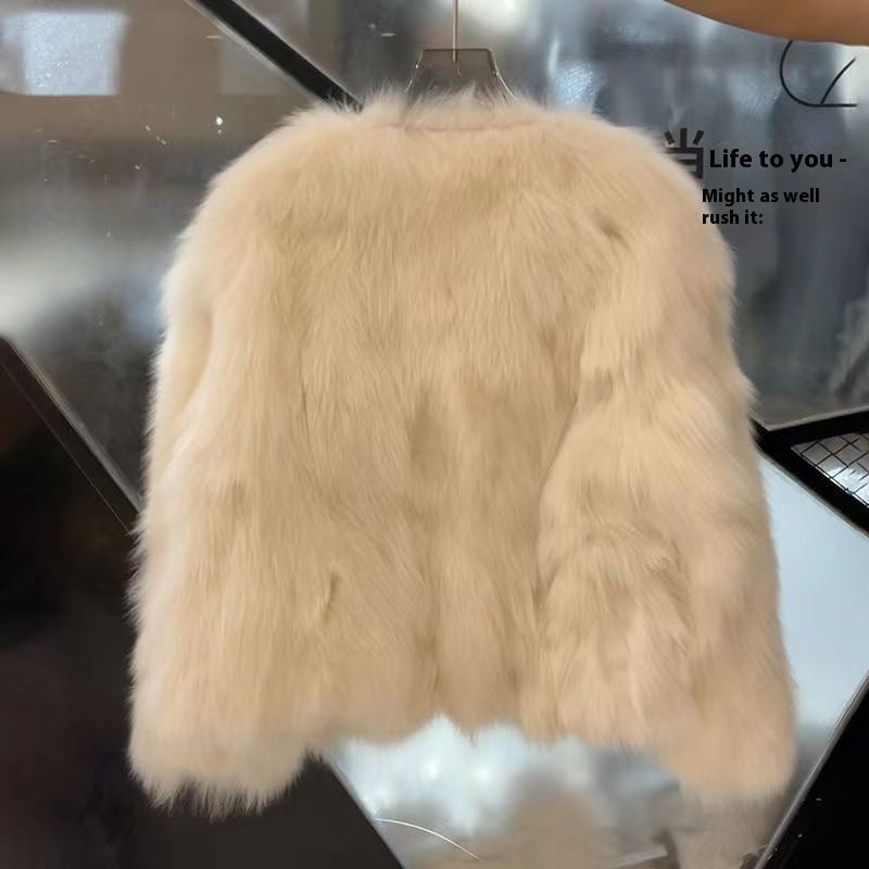 Faux Fox Fur High-End Top Coat For Women