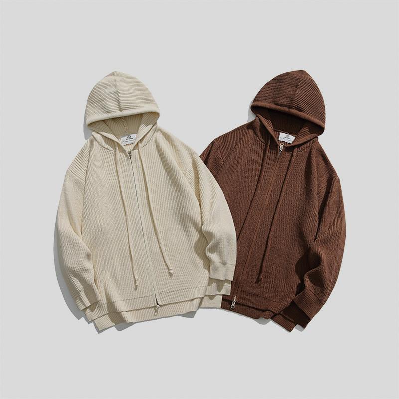 Women's Hooded Zip Cardigan Sweater