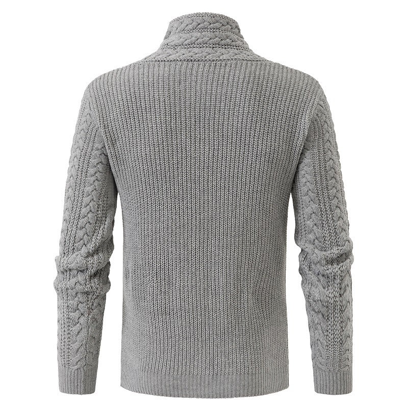 Men's Long-sleeved Knitted Sweater