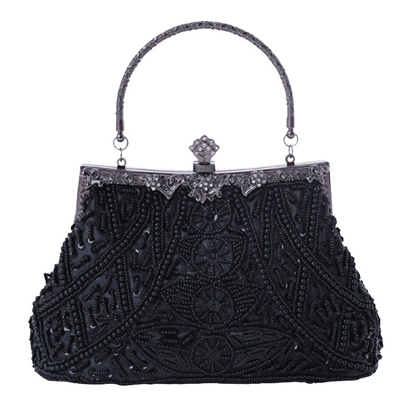 Ladies Hand Beaded Embroidered Evening Handbag