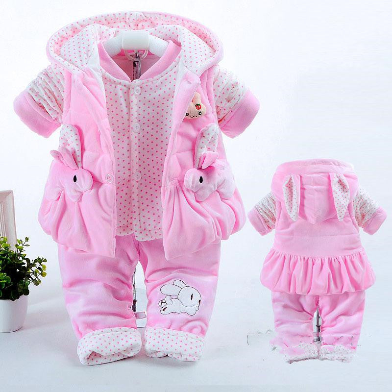 Girls Autumn And Winter Clothing Suits