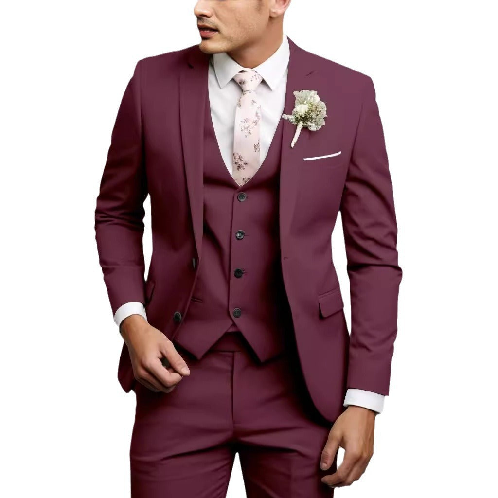 Men's Two Button Casual Versatile Suit Set