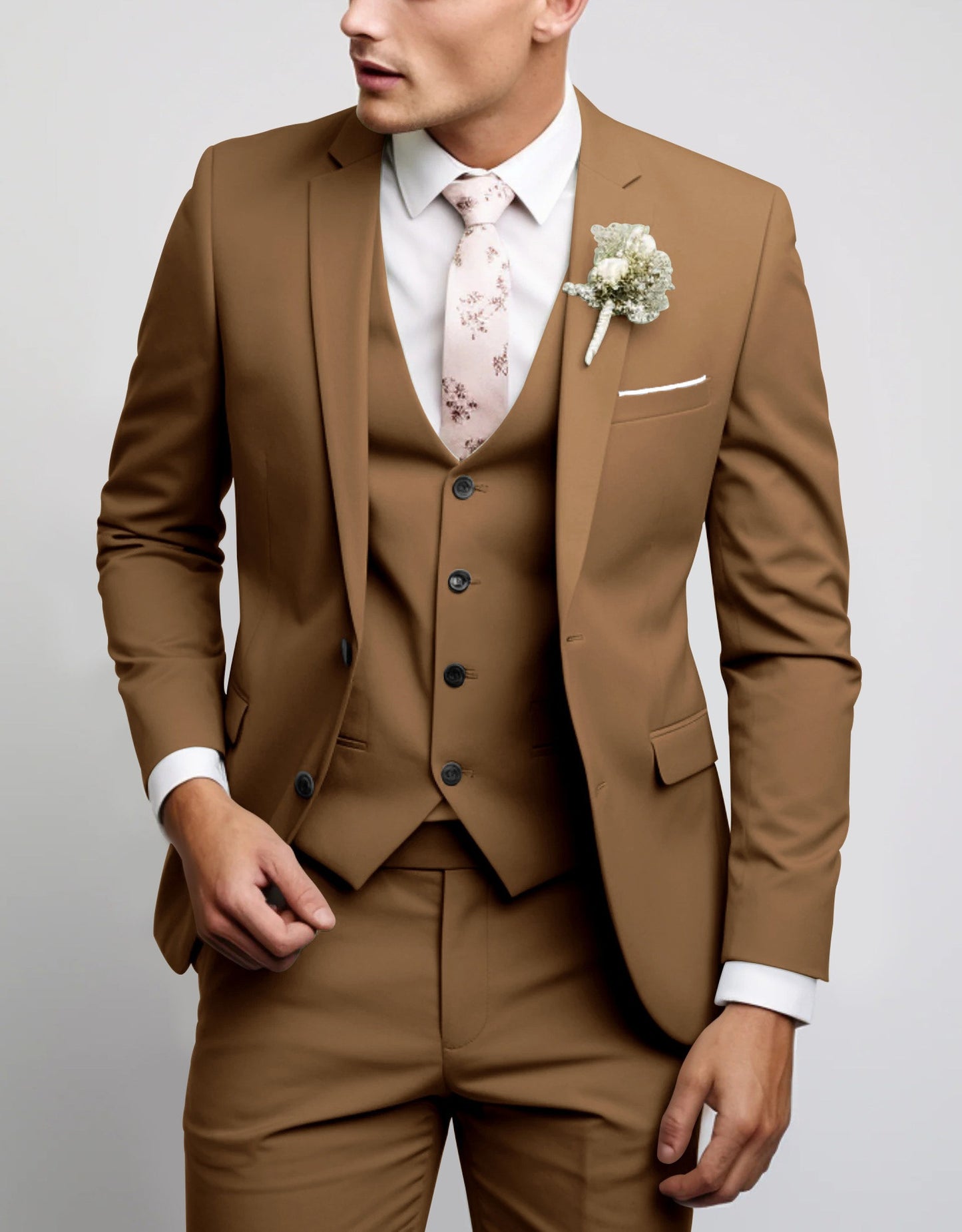 Men's Two Button Casual Versatile Suit Set