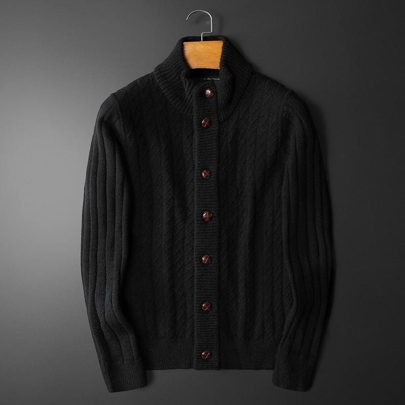 Knitted Sweater Button Men's Cardigan