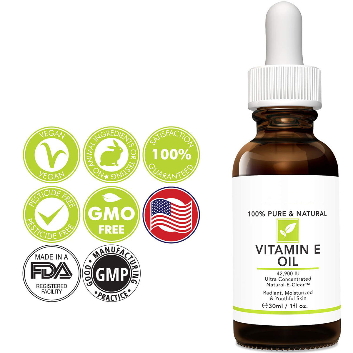 Vitamin E Oil Liquid Drops 30ml