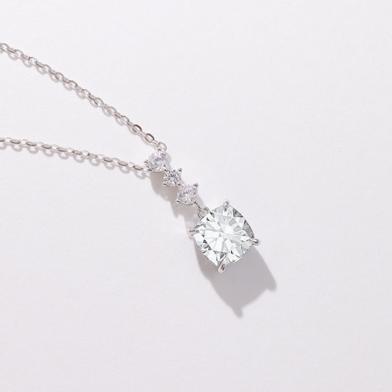 S925 Silver Zircon Necklace