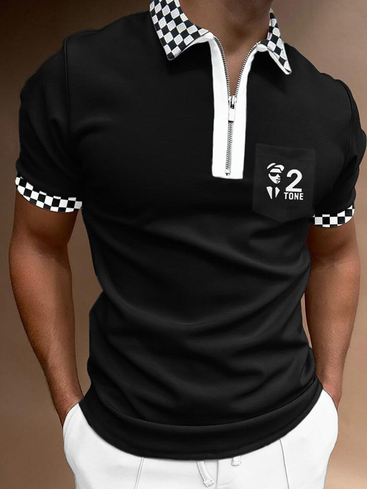 Striped Printed Men's POLO Shirt