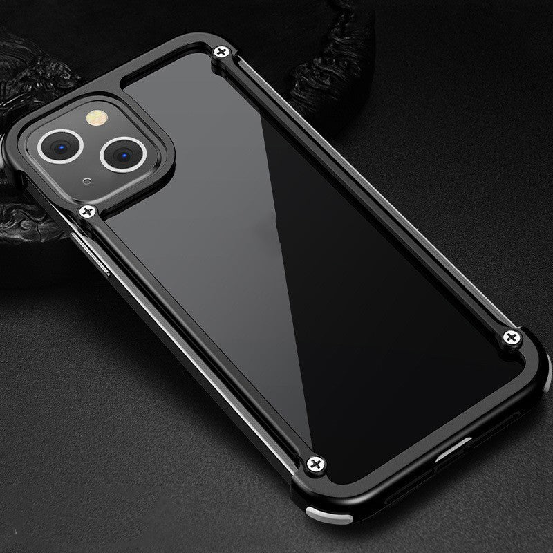 Metal Frame Mobile Phone Case Fall-Proof Protective Sleeve