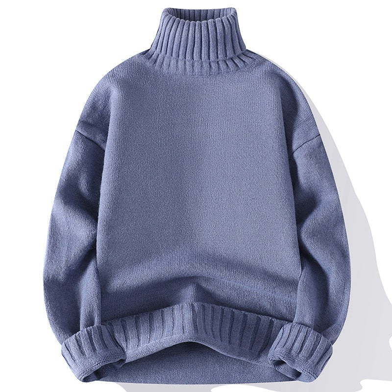 Turtleneck Sweater Men's Fashion Slim Fit