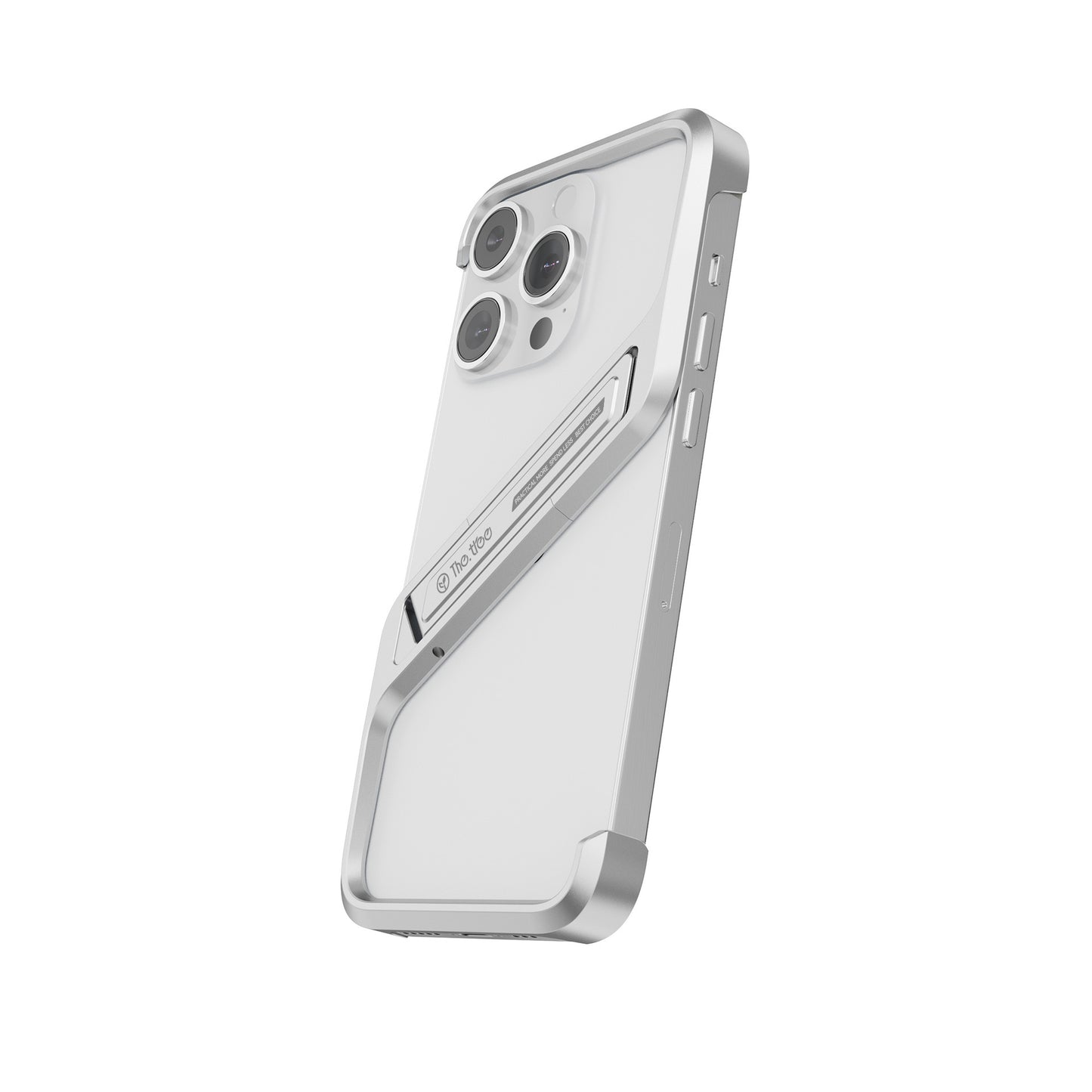 Applicable Pivot Half Pack Nude Feel Aluminum Alloy Phone Case