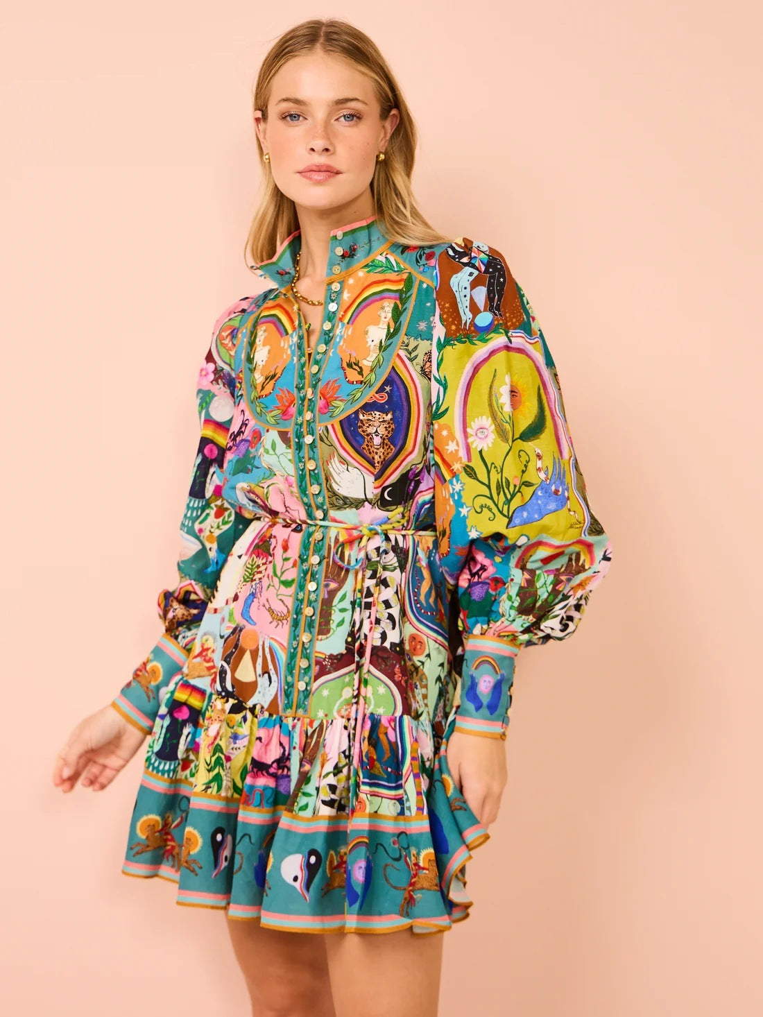 Casual  Printing Temperament Wild Dress