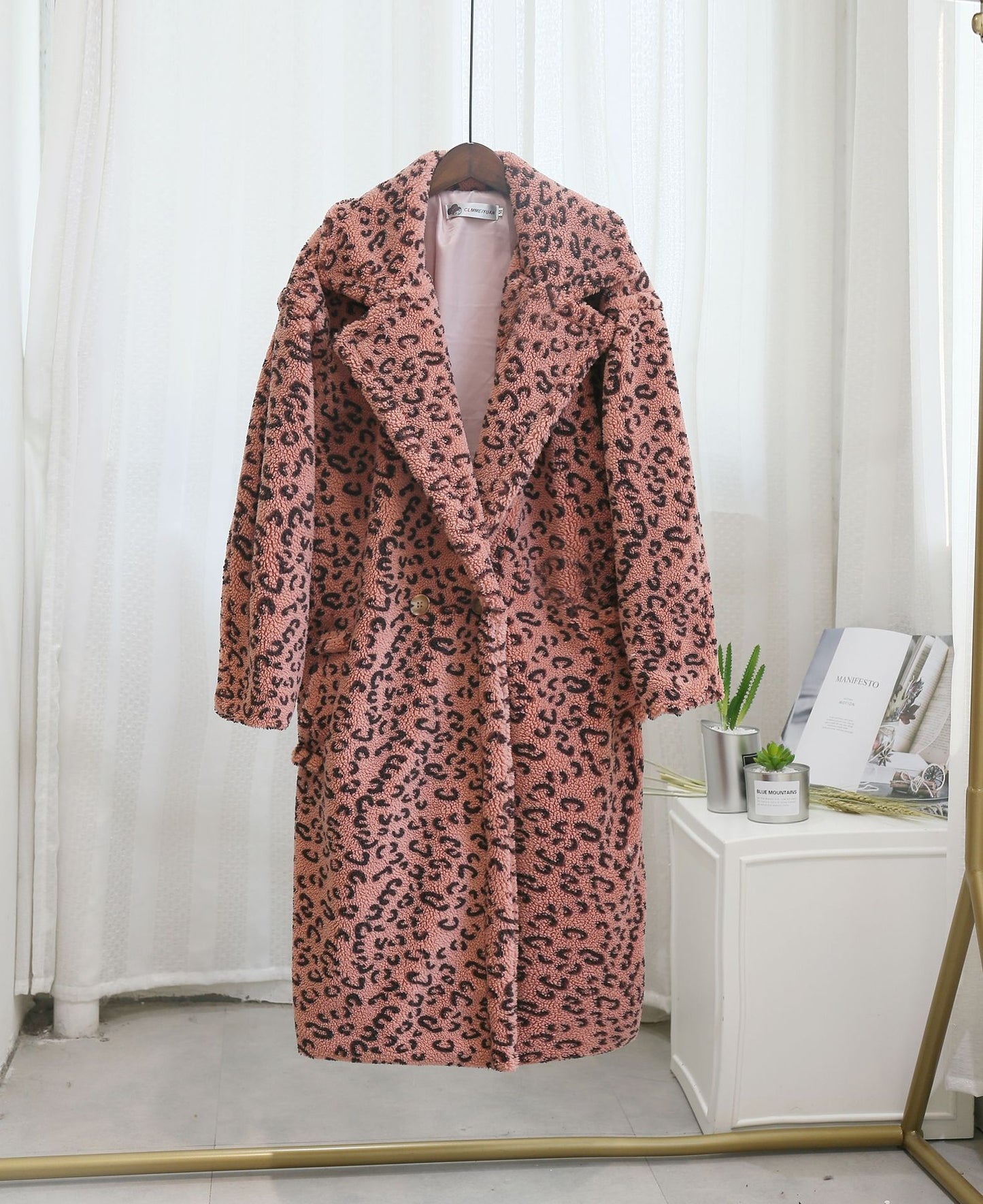 Overcoat Sheep Sheared Fur Loose Jacket