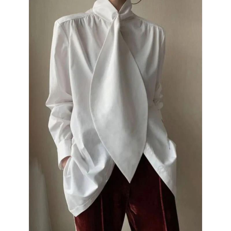 Women's Long Sleeve Loose Lapels  Shirt