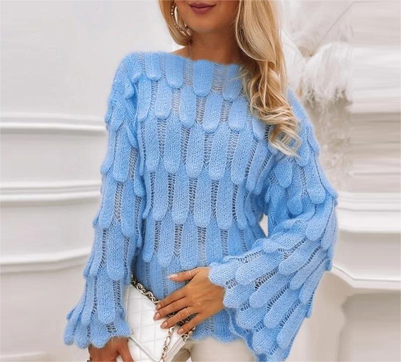 Autumn And Winter Elegant Texture Knitted Sweaters