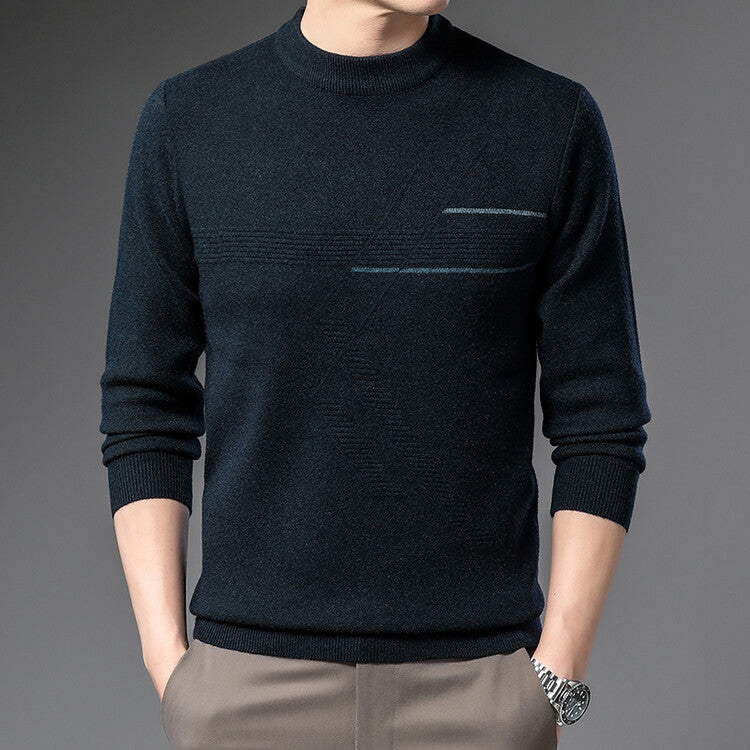 Thickened Sweater Men's Round Neck Loose Casual