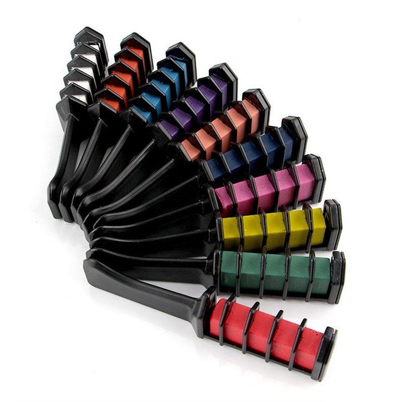 Chalk Disposable Hair Dye Stick Set Comb Multicolor Set