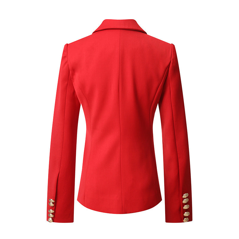 Female Slim Fit  Double Breasted Blazer