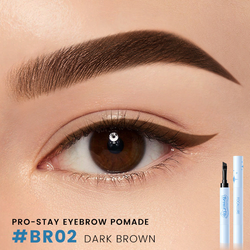 2 In 1 3D Eyebrow Gel Cream Eyeliner Pencil 3 Colors Waterproof Long-lasting