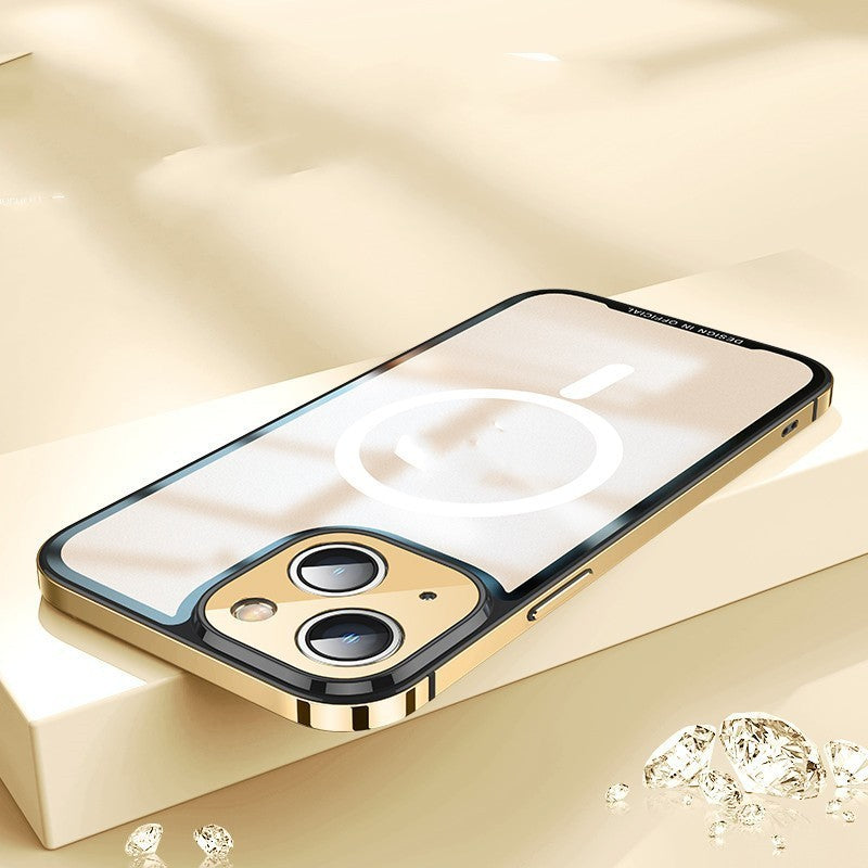 Metal Frame Frosted Mobile Phone Case