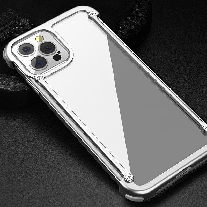 Metal Frame Mobile Phone Case Fall-Proof Protective Sleeve