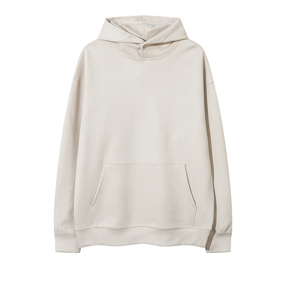 Pure Color All-match Hoodie Trendy Brand Men