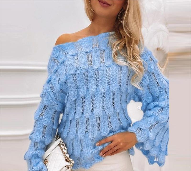 Autumn And Winter Elegant Texture Knitted Sweaters