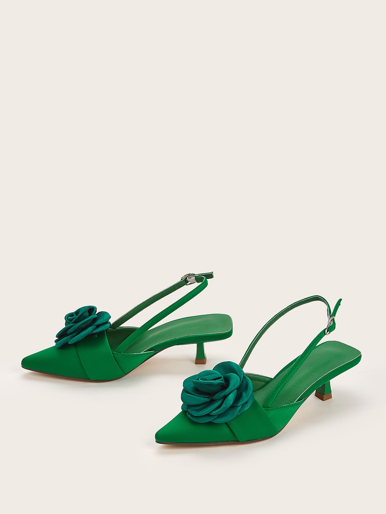 Three-dimensional Flower Women's Elegant Shoes