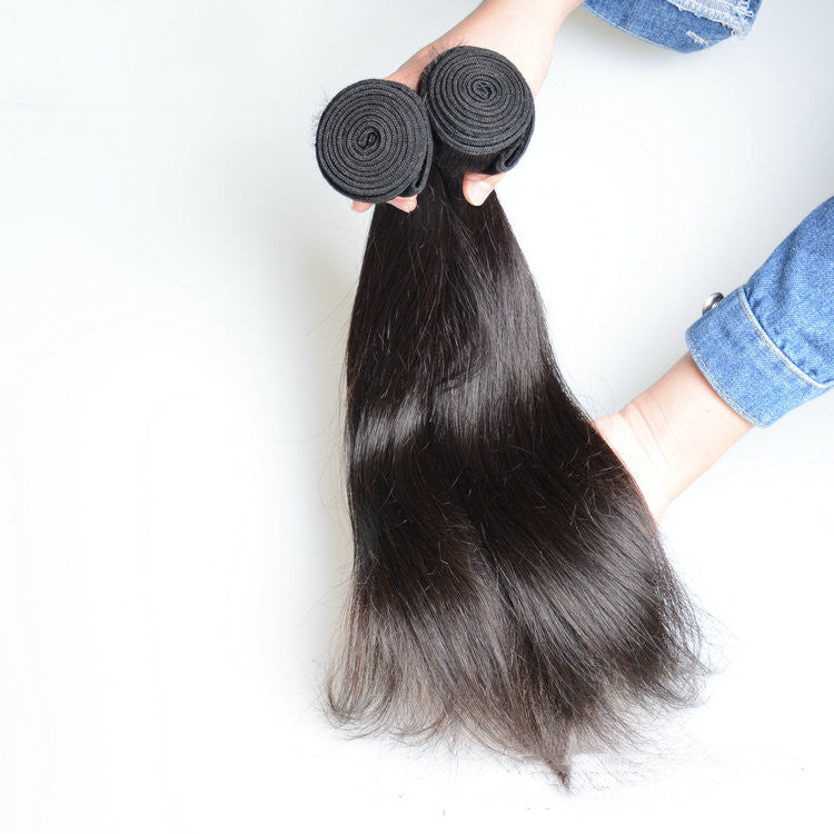 100% Brazilian Virgin Straight Hair Bundle  Extension