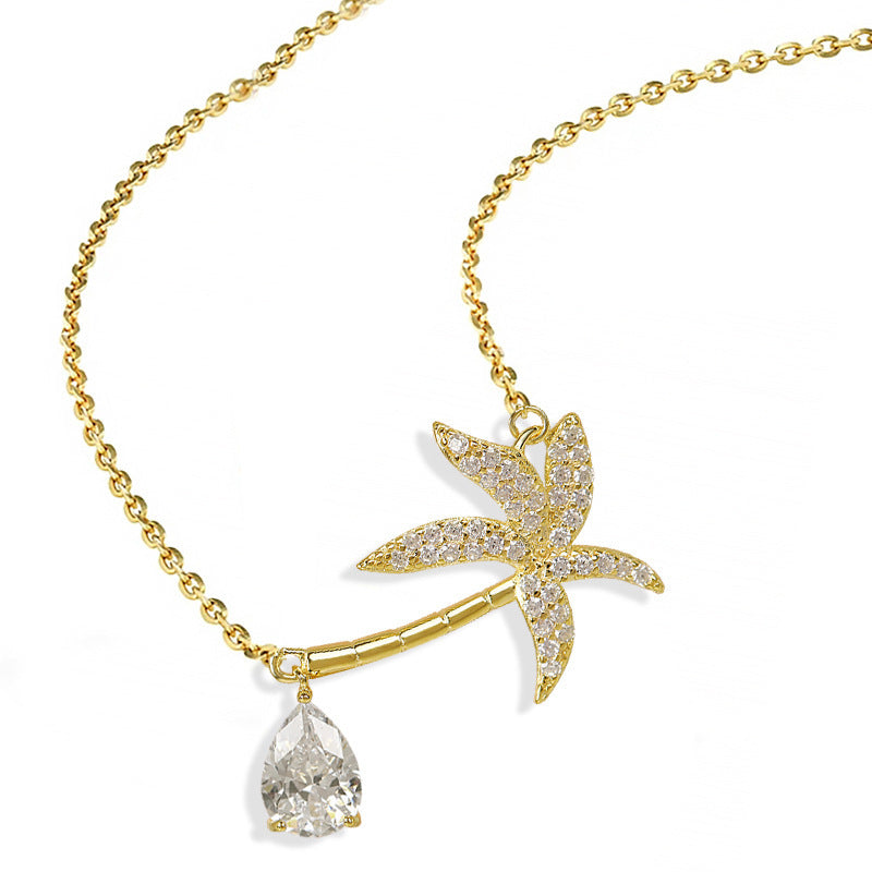 New Fashion All-match Maple Leaf Necklace