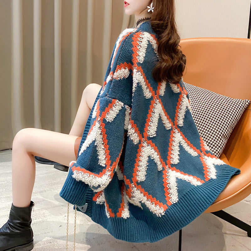 Women's Spring And Autumn Knitted Cardigan