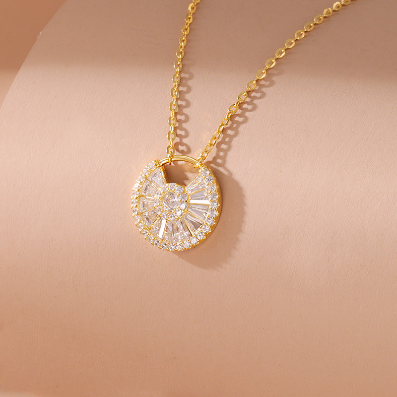 Circle Necklace For Women Light Luxury Minority