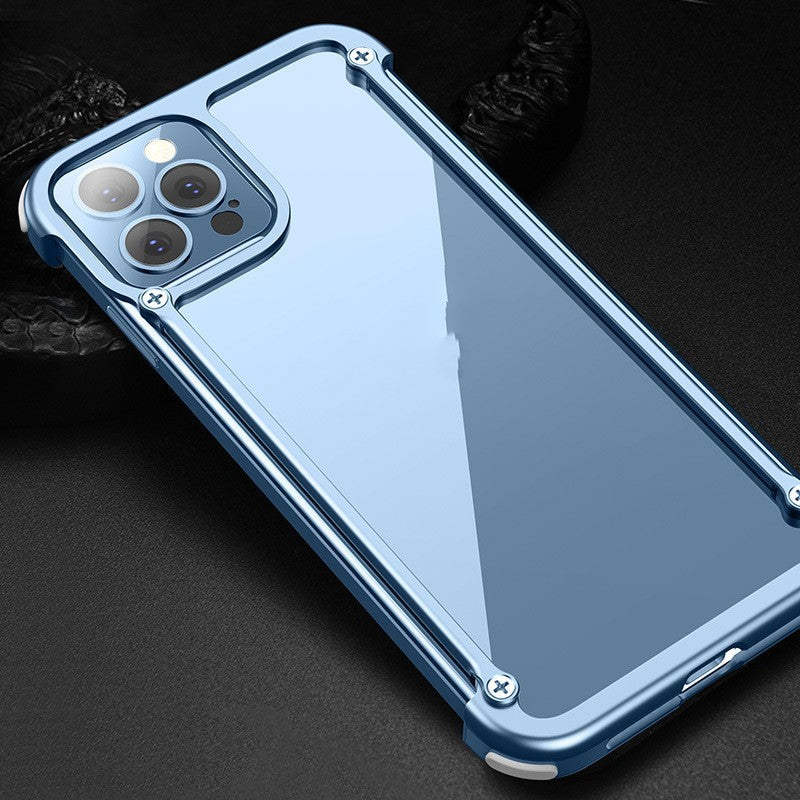 Metal Frame Mobile Phone Case Fall-Proof Protective Sleeve