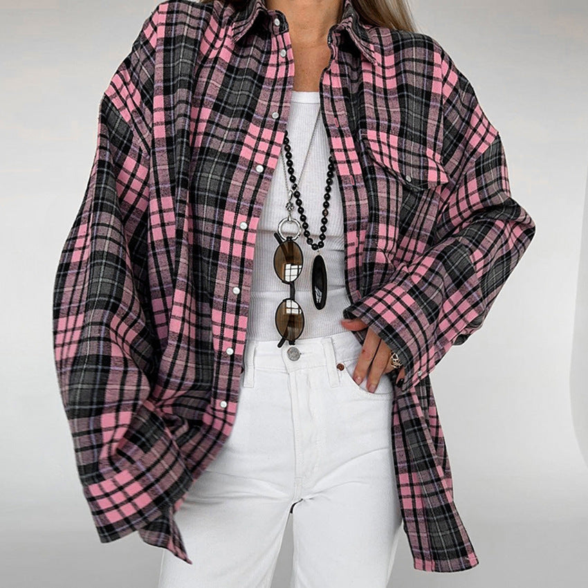 Plaid Simple Women's Shirt