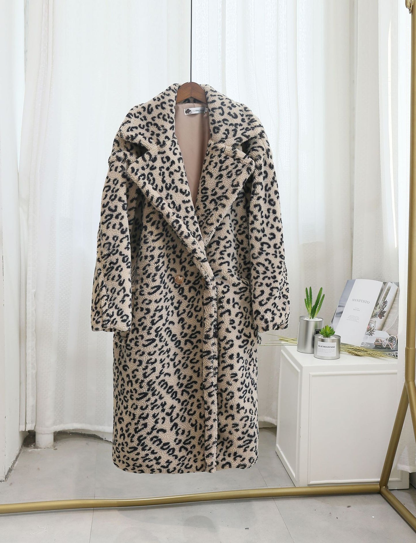 Overcoat Sheep Sheared Fur Loose Jacket