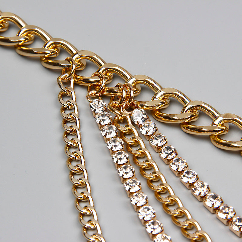 Multilayer Chain Gold Fashion Jeans Hip Hop Punk Street Chain