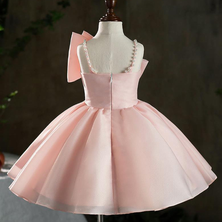 Western Style High-end Flower Girl Wedding Birthday Party Piano Playing Dress