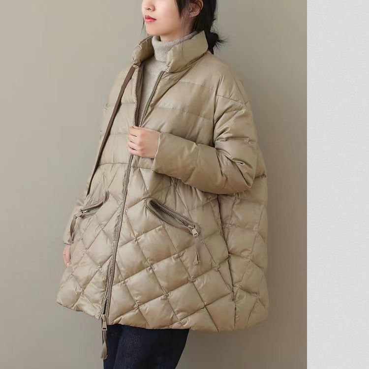 Casual Mid-length  Cotton-padded Jacket