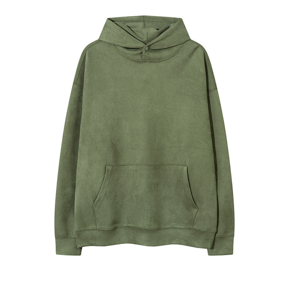 Pure Color All-match Hoodie Trendy Brand Men