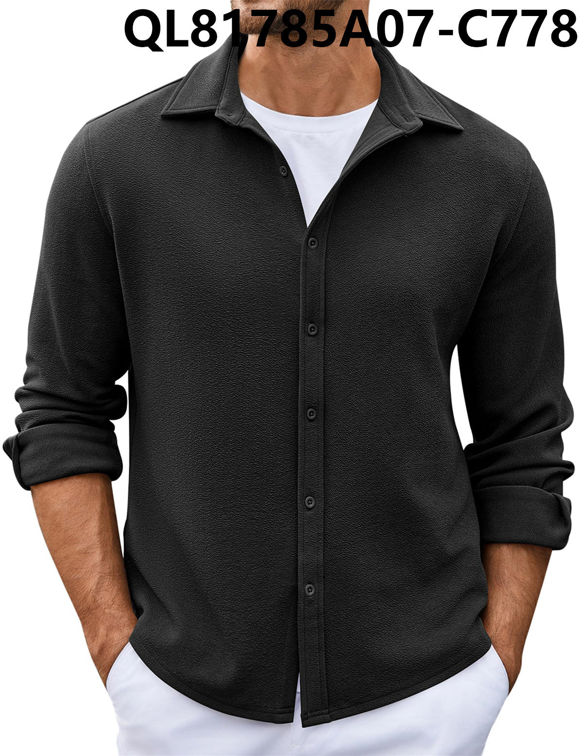 Men's Loose Trendy Short-sleeved Lapel Shirt