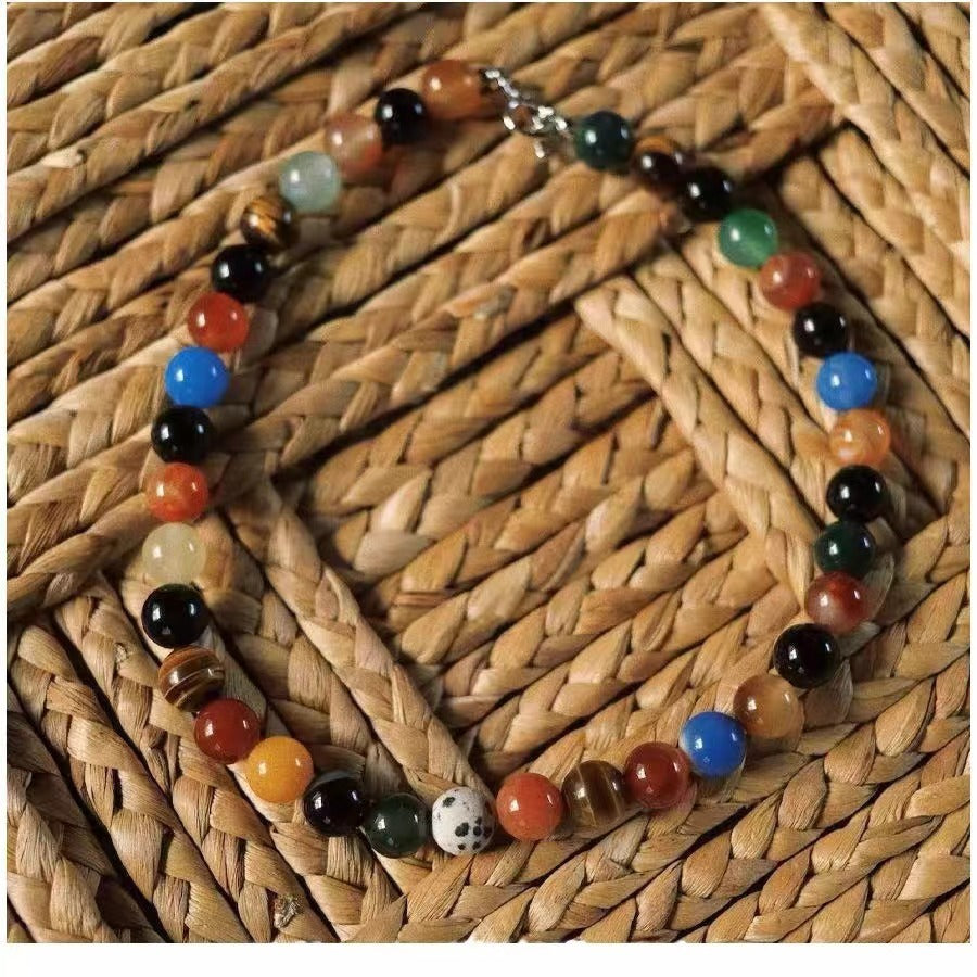 Romantic Universe Color Beaded Necklace Special-interest Design