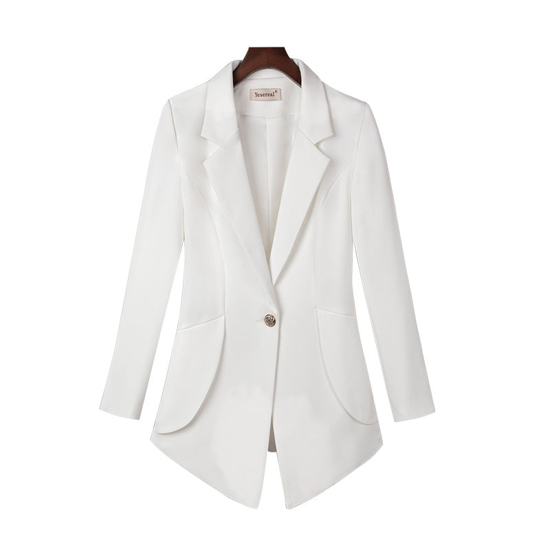 Fashion Women's Simple Solid Color Suit Jacket