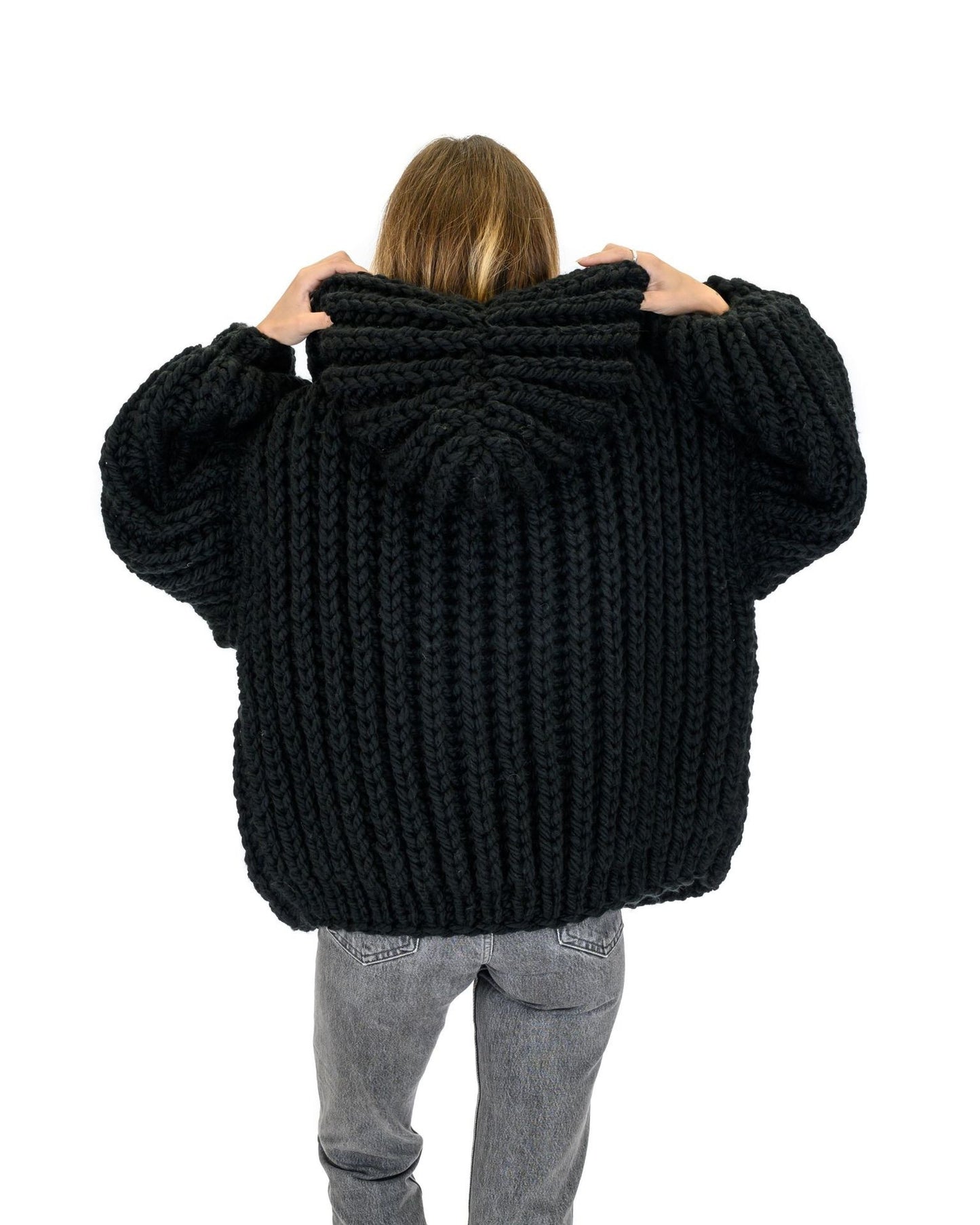 Handmade Knitting Needle Women's Knitted Sweater