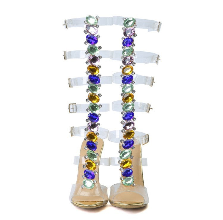 Women's Colorful Gemstone Sandals Noble