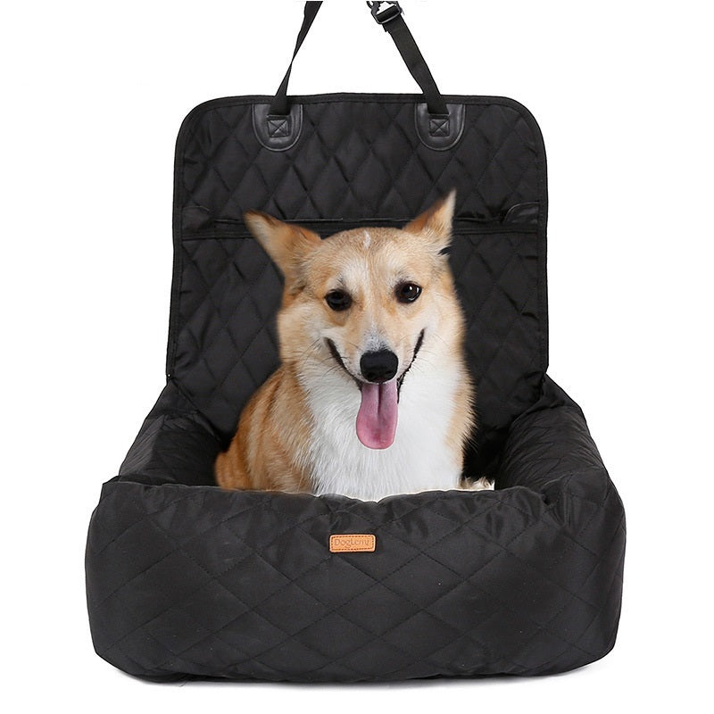 2 In 1 Pet Dog Carrier Folding Car Seat Pad  Mattress